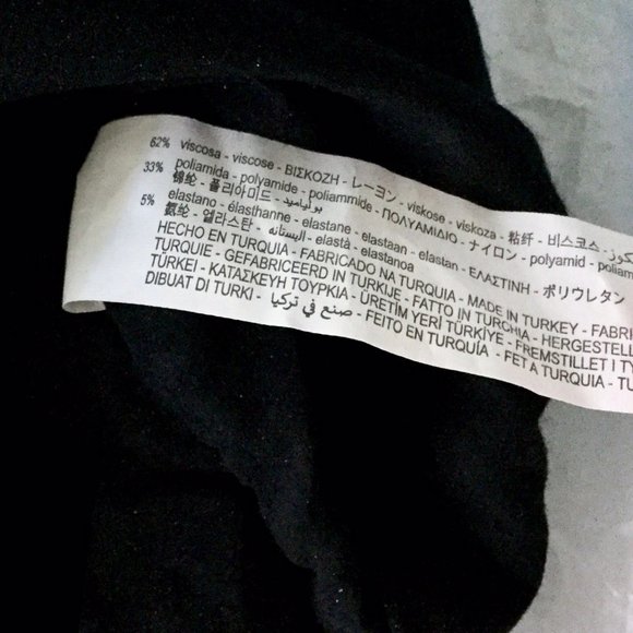 Zara Black Cut Out Skirt - Picture 6 of 6